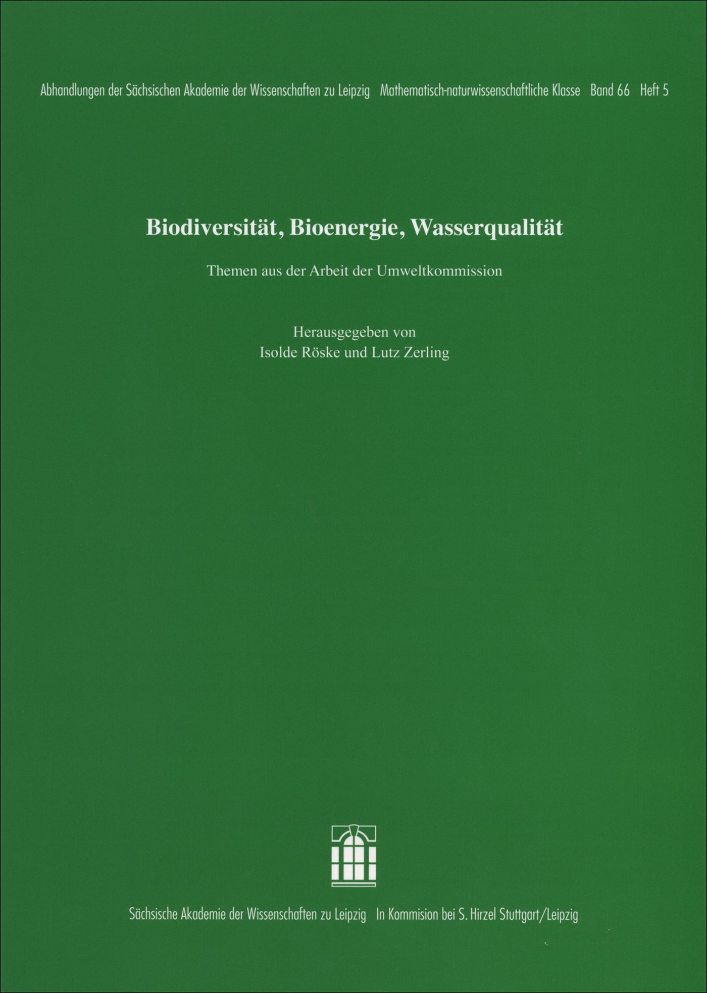 Biodiversität, Bioenergie, Wasserqualität. Themen aus der Arbeit der Umweltkommission