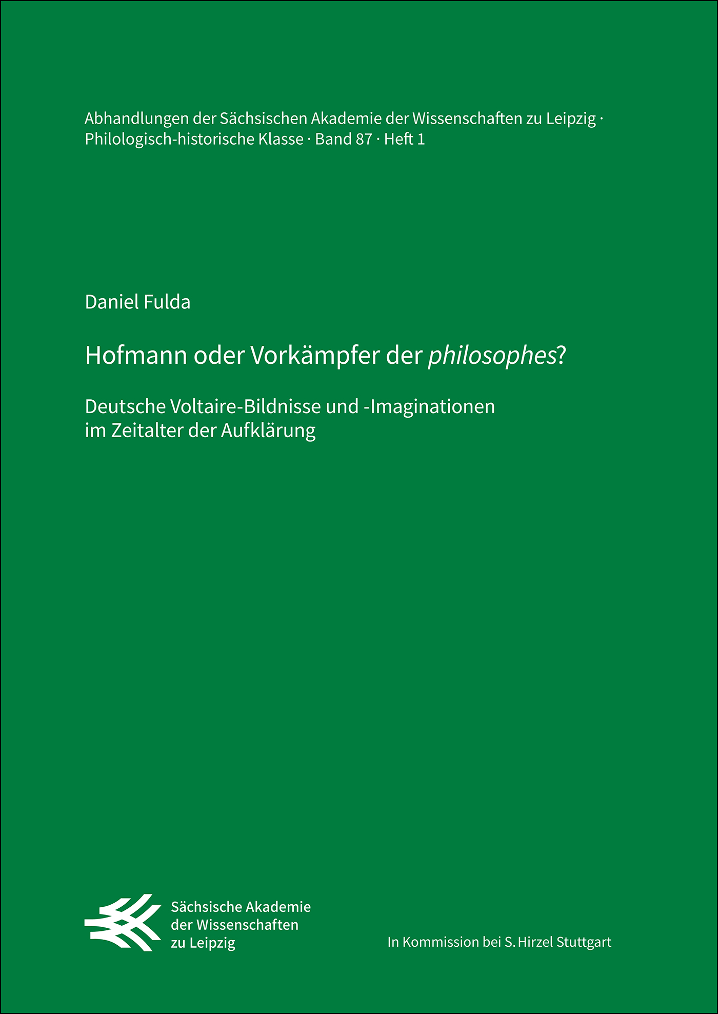 "Hofmann oder Vorkämpfer der „philosophes“?