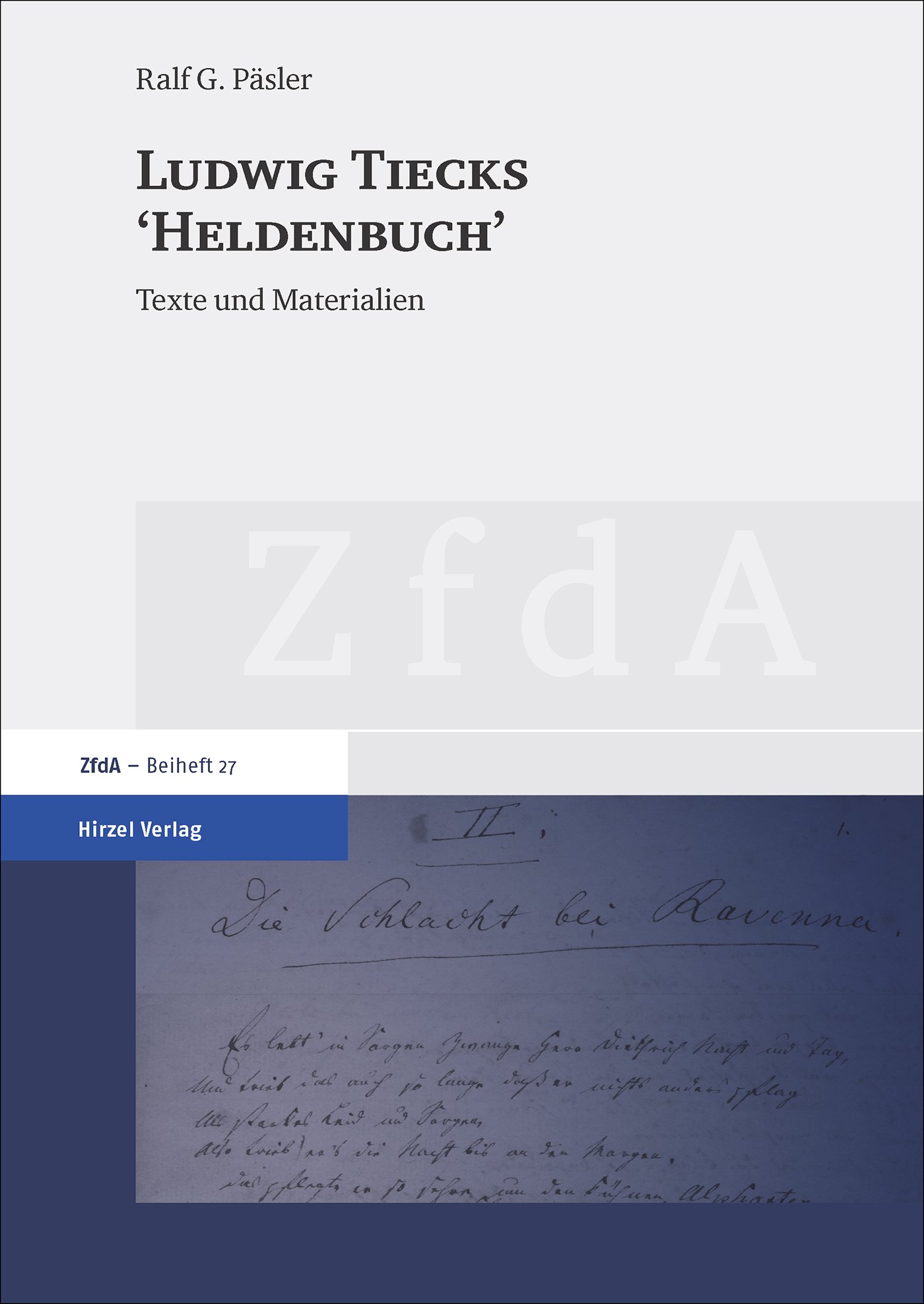 Ludwig Tiecks "Heldenbuch"